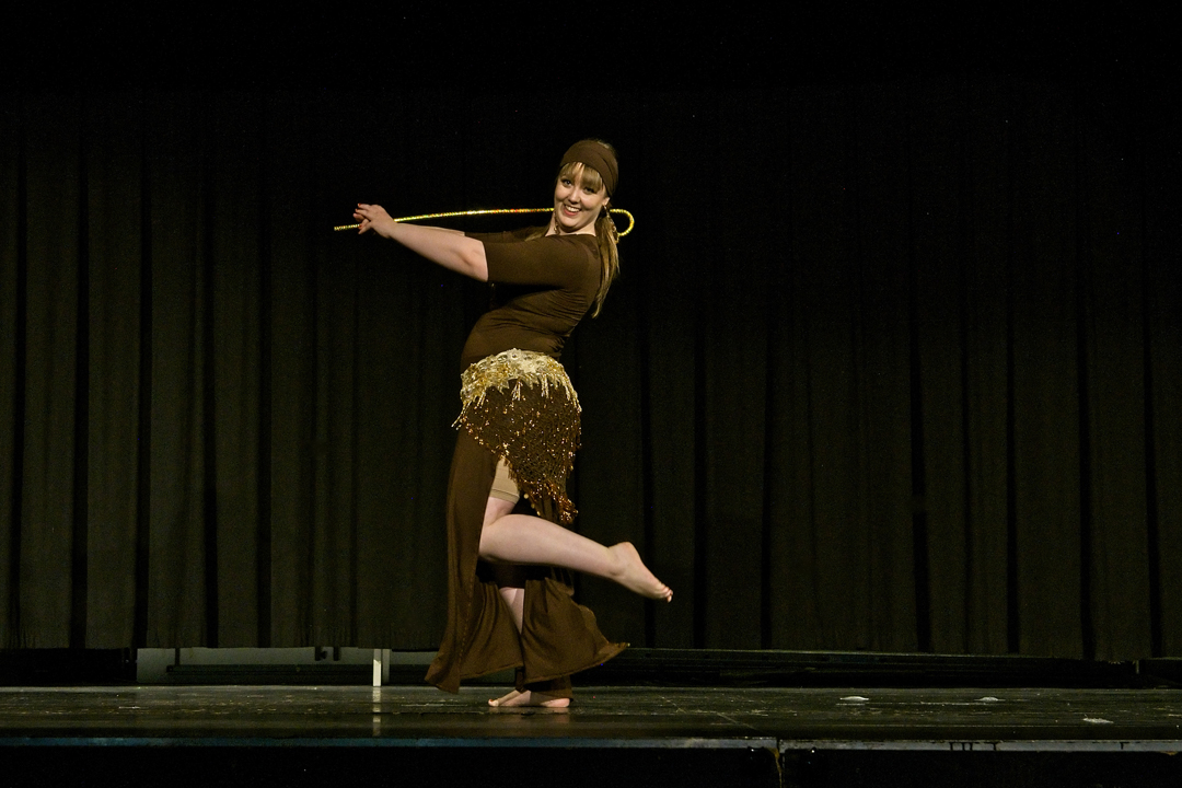 Professionel mavedans show